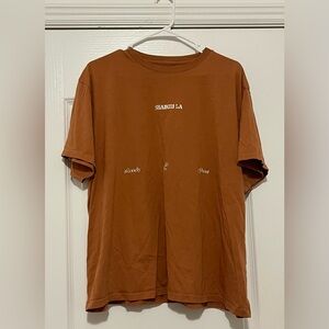 LONELY GHOST Burnt Orange Short Sleeve Tee